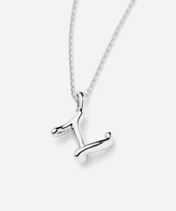Missoma Necklaces^Sterling Silver Curly Molten Mini Z Initial Pendant Necklace