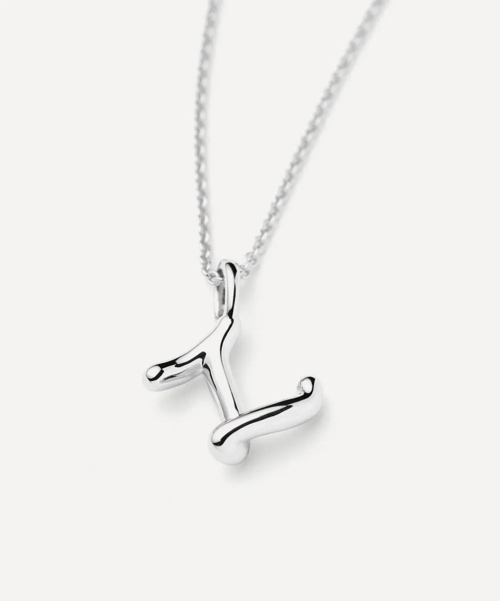 Missoma Necklaces^Sterling Silver Curly Molten Mini Z Initial Pendant Necklace