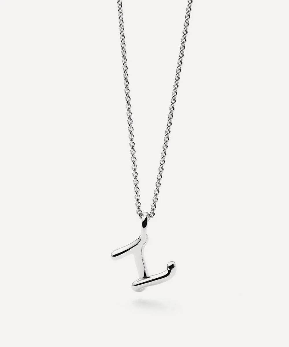 Missoma Necklaces^Sterling Silver Curly Molten Mini Z Initial Pendant Necklace