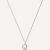 Missoma Necklaces^Sterling Silver Curly Molten Mini Q Initial Pendant Necklace