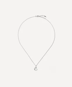 Missoma Necklaces^Sterling Silver Curly Molten Mini C Initial Pendant Necklace