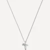 Missoma Necklaces^Sterling Silver Curly Molten Mini T Initial Pendant Necklace
