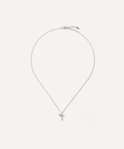 Missoma Necklaces^Sterling Silver Curly Molten Mini T Initial Pendant Necklace