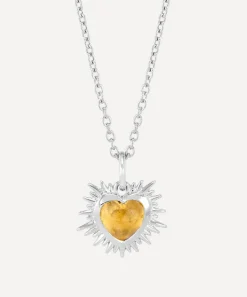 Rachel Jackson Necklaces^Sterling Silver Electric Love November Birthstone Necklace