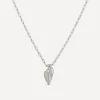 Dinny Hall Charms & Pendants^Sterling Silver Folded Heart Duo Pendant Necklace