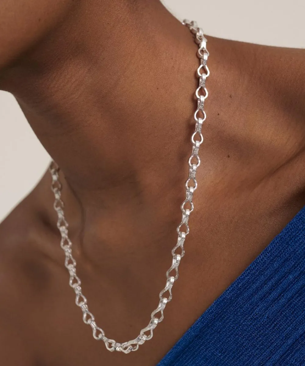 Monica Vinader Necklaces^Sterling Silver Infinity Link Chain Necklace
