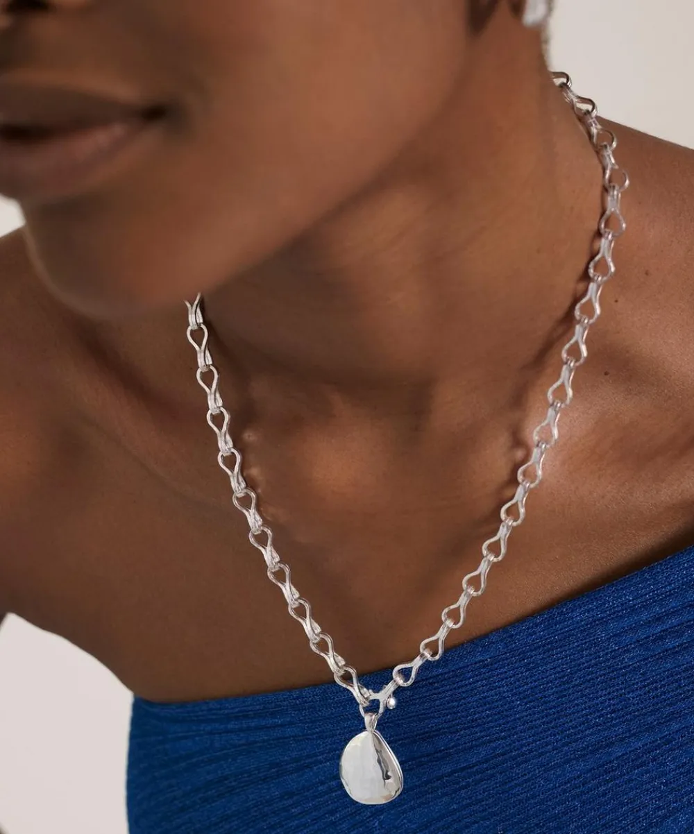 Monica Vinader Necklaces^Sterling Silver Infinity Link Chain Necklace