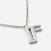 Monica Vinader Necklaces^Sterling Silver Initial F Pendant Necklace