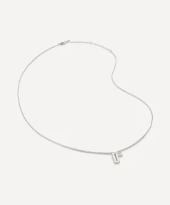 Monica Vinader Necklaces^Sterling Silver Initial F Pendant Necklace