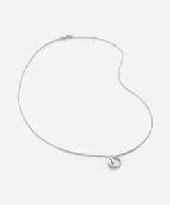 Monica Vinader Necklaces^Sterling Silver Initial O Pendant Necklace
