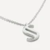 Monica Vinader Necklaces^Sterling Silver Initial S Pendant Necklace