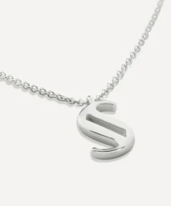 Monica Vinader Necklaces^Sterling Silver Initial S Pendant Necklace