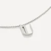 Monica Vinader Necklaces^Sterling Silver Initial U Pendant Necklace