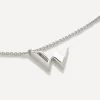 Monica Vinader Necklaces^Sterling Silver Initial W Pendant Necklace