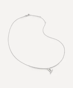 Monica Vinader Necklaces^Sterling Silver Initial Y Pendant Necklace