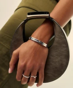 Missoma Bracelets^Sterling Silver Interstellar Hinged Bangle Bracelet
