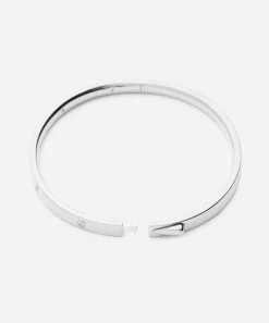 Missoma Bracelets^Sterling Silver Interstellar Hinged Bangle Bracelet