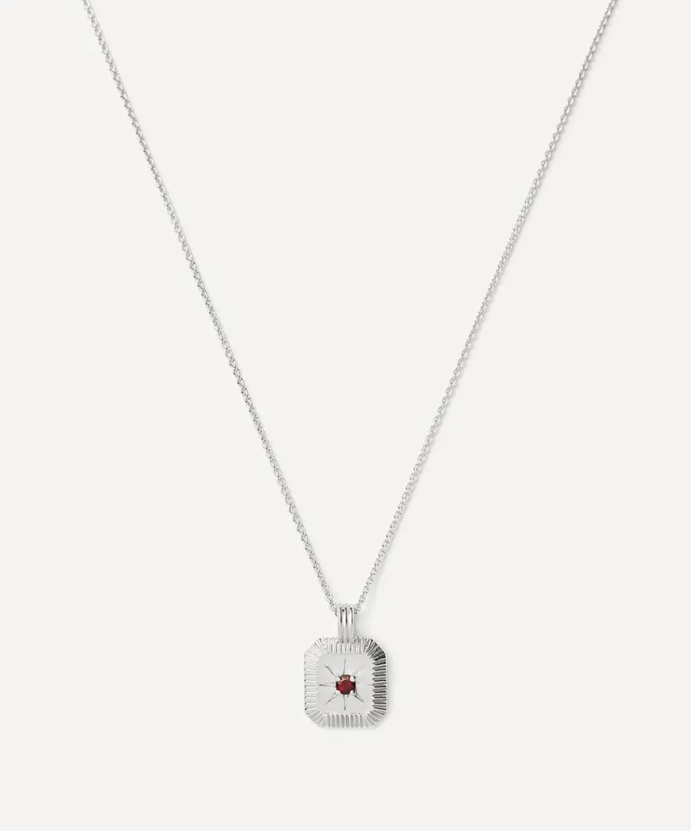 Missoma Necklaces^Sterling Silver January Birthstone Pendant Necklace