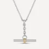 Dinny Hall Necklaces^Sterling Silver My World T-Bar Pendant Necklace