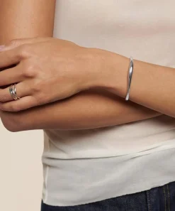 Monica Vinader Bracelets^Sterling Silver Nura Thin Bangle Bracelet