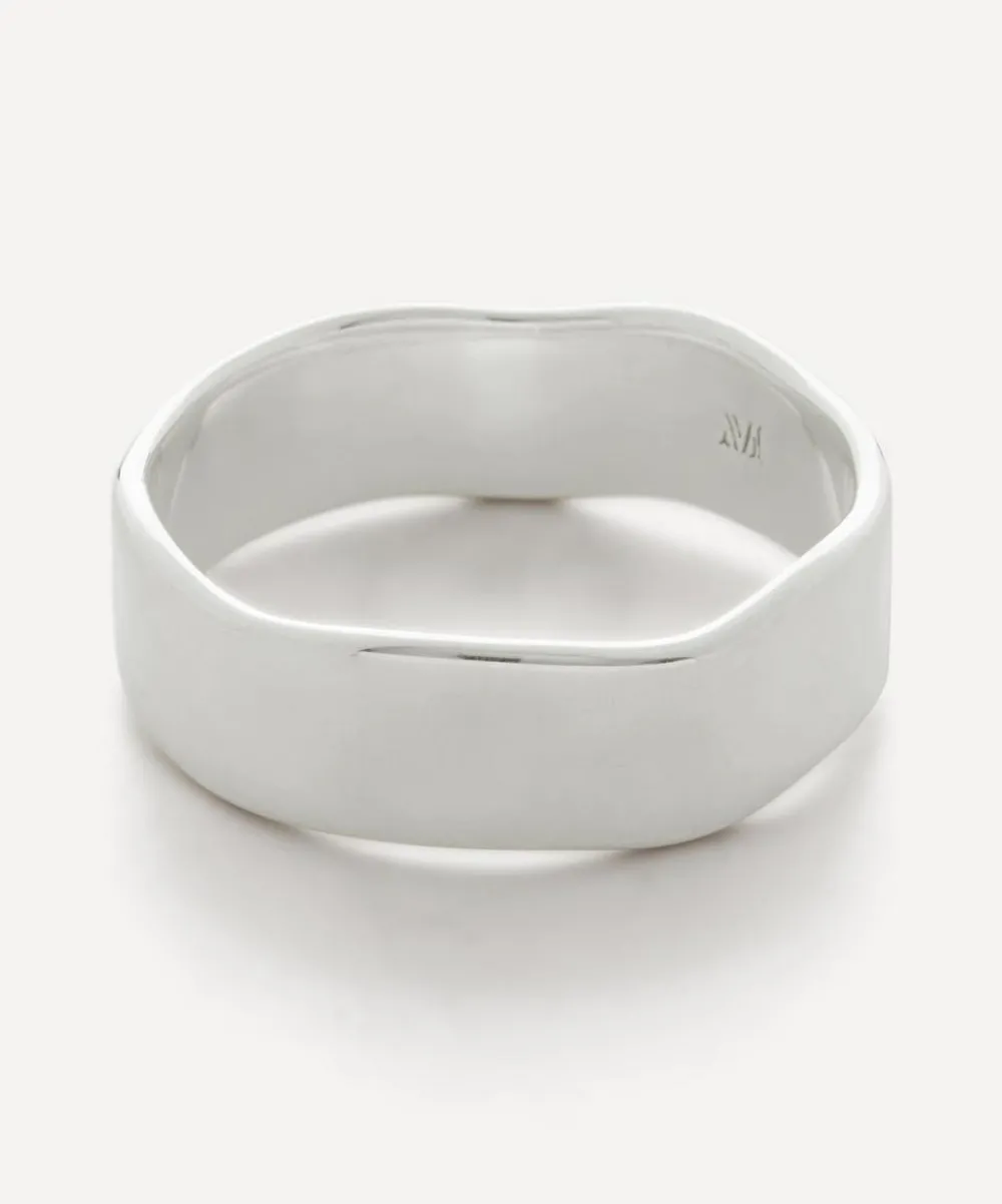 Monica Vinader Rings^Sterling Silver Siren Muse Band Ring