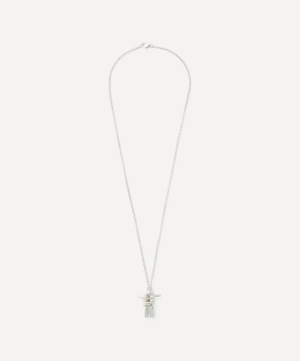 Alighieri Necklaces^Sterling Silver Skeleton Of The Self Pendant Necklace