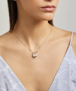 Rachel Quinn Necklaces|Necklaces^Sterling Silver Small Cupid’s Heart Pendant Necklace