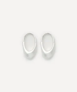 Otiumberg Earrings^Sterling Silver Small Roscida Drop Hoop Earrings