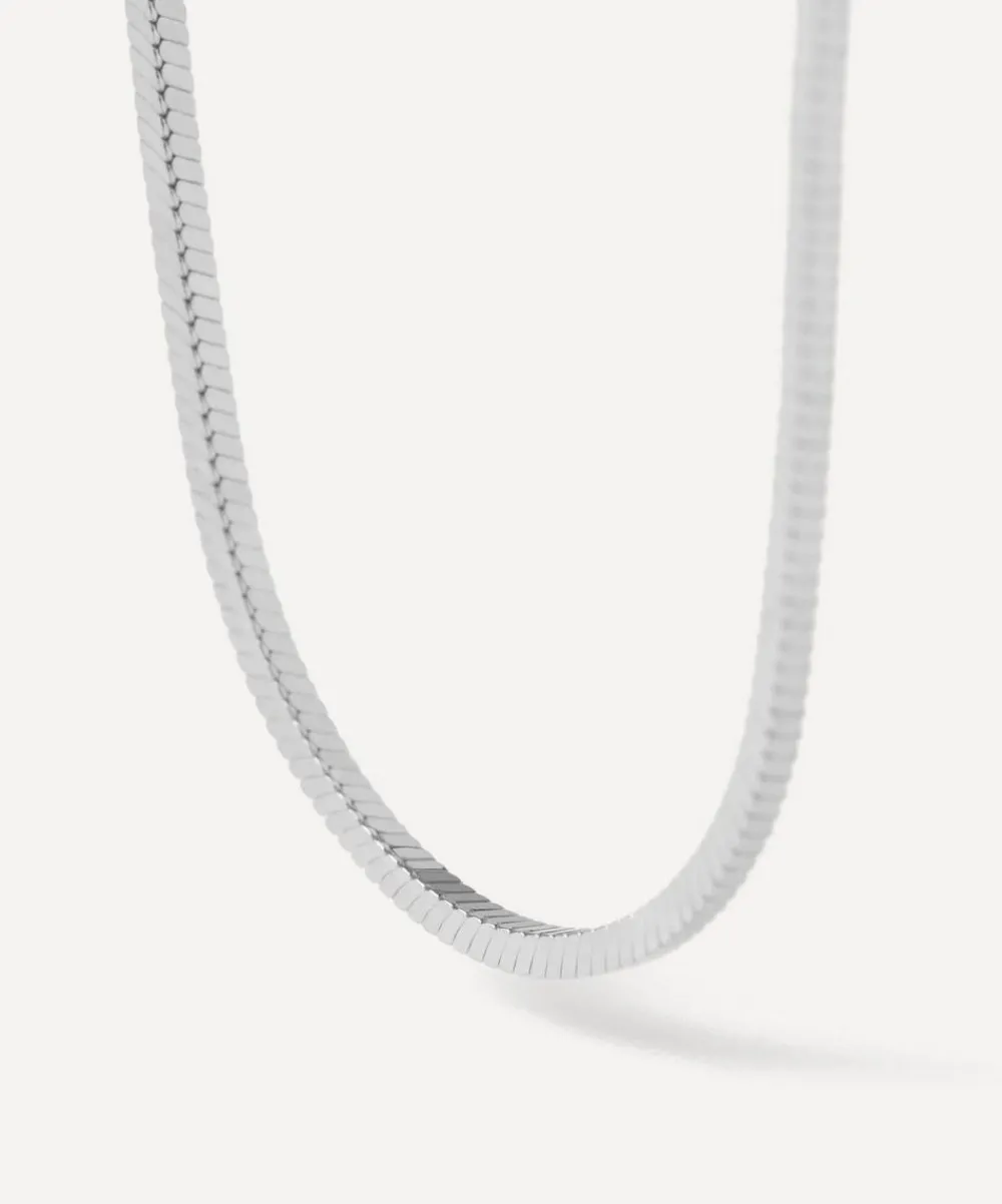 PDPAOLA Necklaces^Sterling Silver Snake Chain Necklace