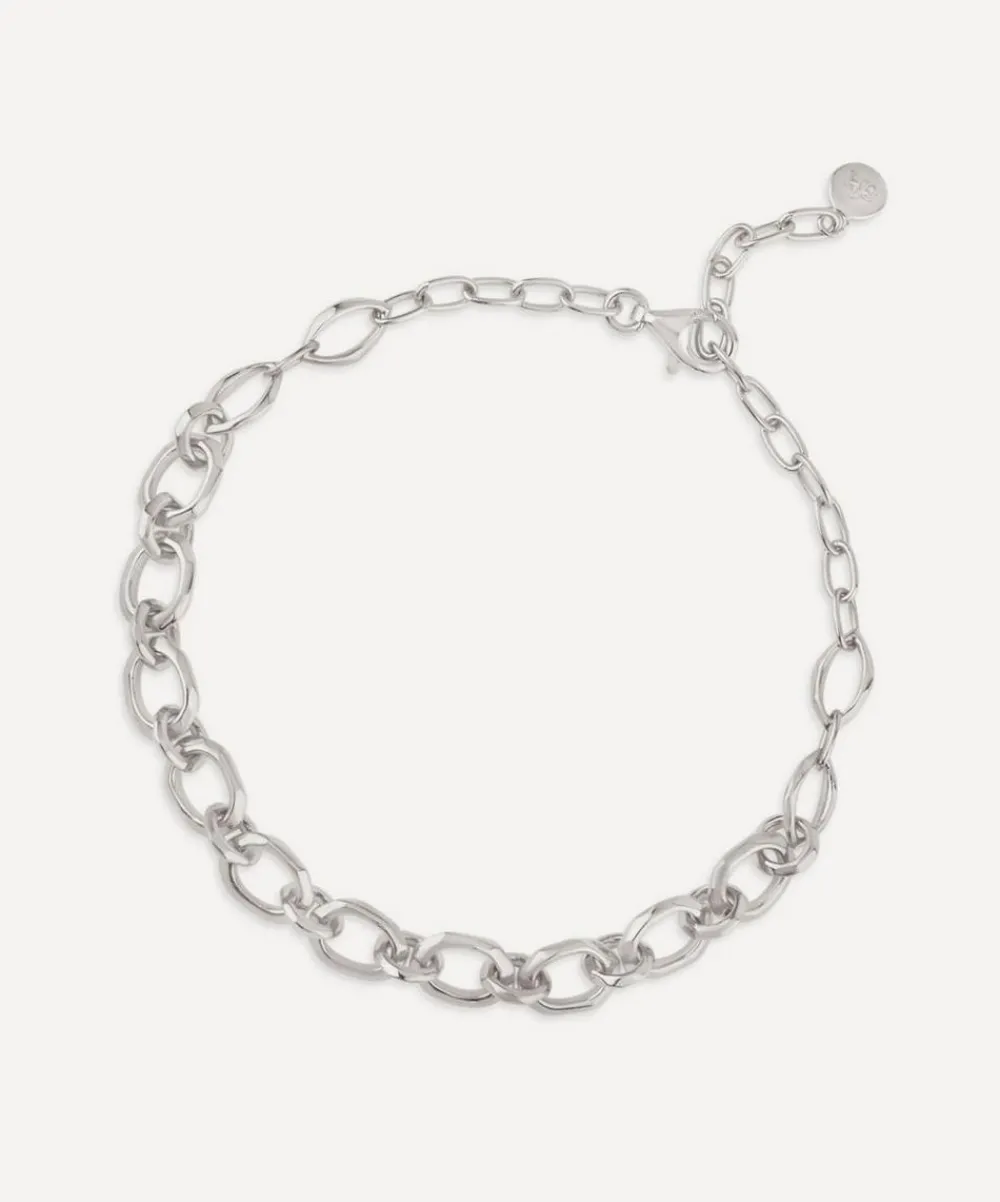 Dinny Hall Bracelets^Sterling Silver Thalassa Faceted Oval Link Bracelet