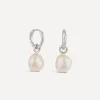 Dinny Hall Earrings^Sterling Silver Thalassa Keshi Baroque Pearl Drop Earrings