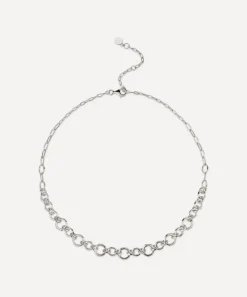 Dinny Hall Necklaces^Sterling Silver Thalassa Faceted Link Necklace