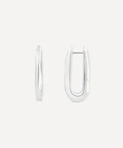 Dinny Hall Earrings^Sterling Silver Thalassa Click Hoop Earrings