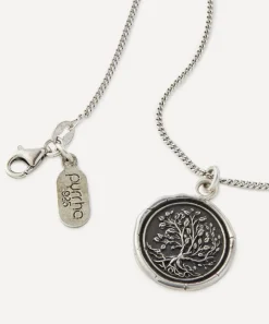 Pyrrha Necklaces^Sterling Silver Tree of Life Pendant Necklace