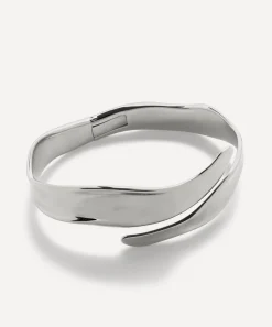 Monica Vinader Bracelets^Sterling Silver Wave Open Bold Cuff Bracelet