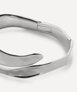 Monica Vinader Bracelets^Sterling Silver Wave Open Bold Cuff Bracelet