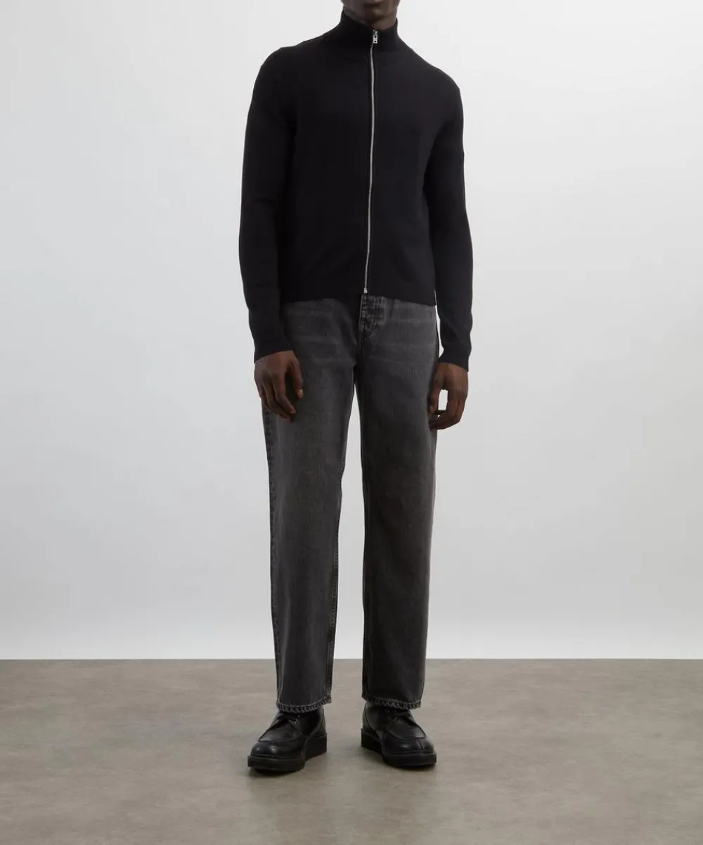 Won Hundred Jeans^Steve Iguana Black Loose-Fit Jeans