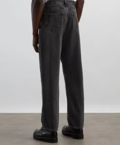 Won Hundred Jeans^Steve Iguana Black Loose-Fit Jeans