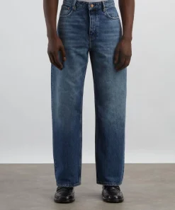 Won Hundred Jeans^Steve Quartzblue Loose-Fit Jeans