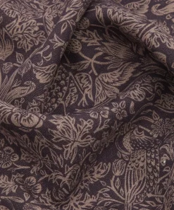 Liberty Interiors Furnishing Fabrics^Strawberry Meadowfield Ladbroke Linen in Dragonfly