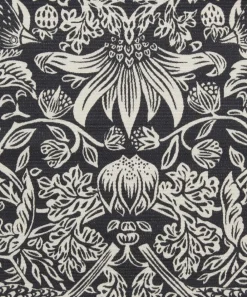Liberty Interiors Furnishing Fabrics^Strawberry Meadowfield Vintage Velvet in Pewter Dark