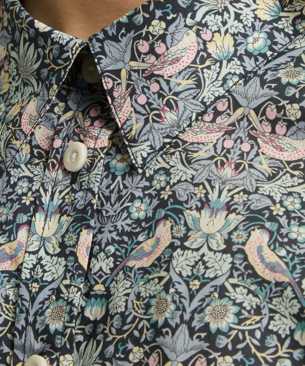 Liberty Tops^Strawberry Thief Fitted Shirt