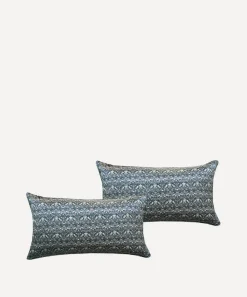 Coco & Wolf Bedding^Strawberry Thief Grey Silk King Pillowcases Set of Two