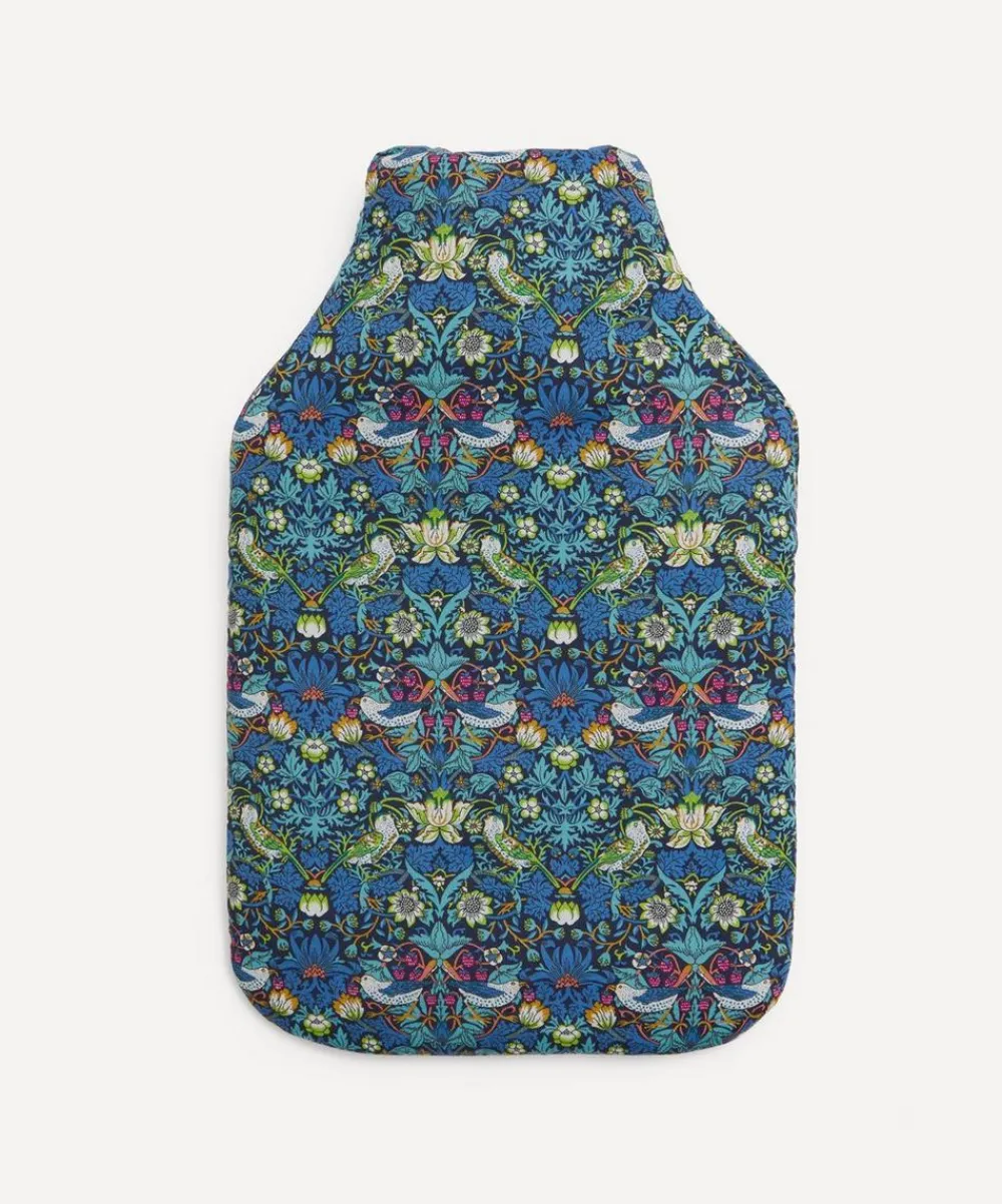 Liberty Wellness^Strawberry Thief Hot Water Bottle