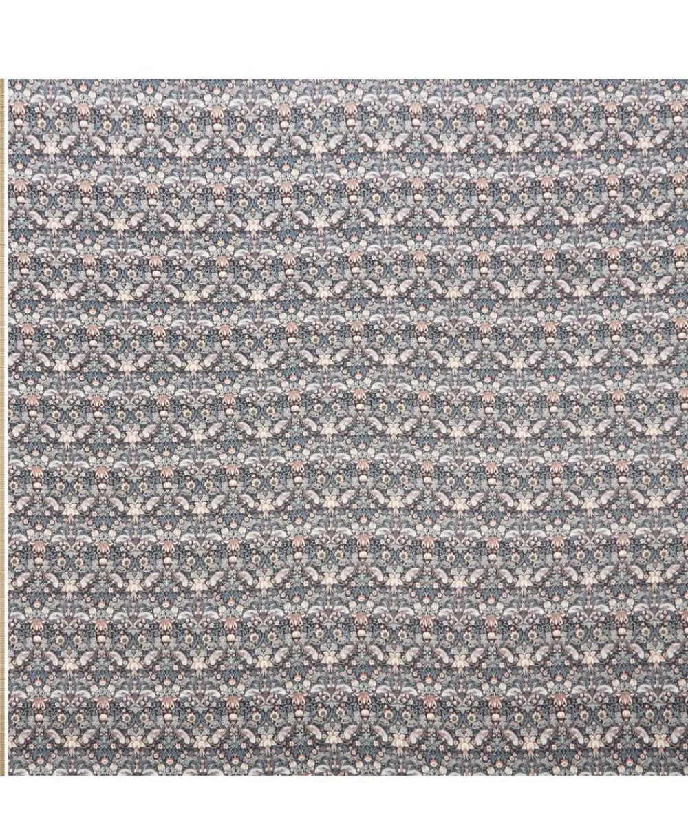 Liberty Fabrics Silk Satin|Classic Tana Lawn^Strawberry Thief II Silk Satin
