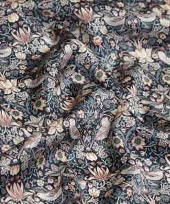 Liberty Fabrics Silk Satin|Classic Tana Lawn^Strawberry Thief II Silk Satin