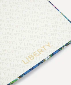 Liberty Stationery And Games^Strawberry Thief Print Cotton A5 Lined Notebook