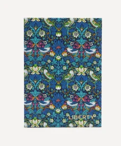 Liberty Stationery And Games^Strawberry Thief Print Cotton A5 Notebook