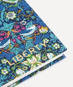 Liberty Stationery And Games^Strawberry Thief Print Cotton A5 Notebook