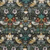 Liberty Fabrics Classic Silks|Silk Satin^Strawberry Thief Silk Satin